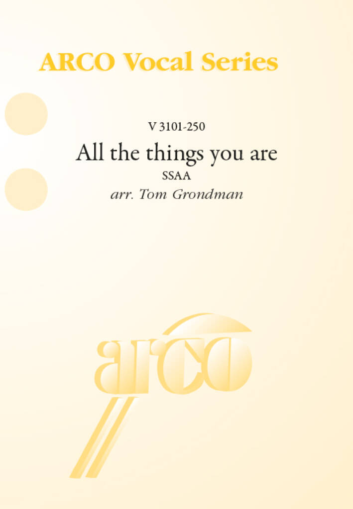 All the things you are